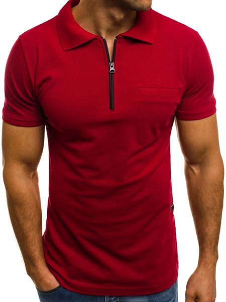 

Classic Mens Designer Polos Casual Solid Short Sleeved T-shirts Stand Collar Summer Mens Quick Dry Clothes