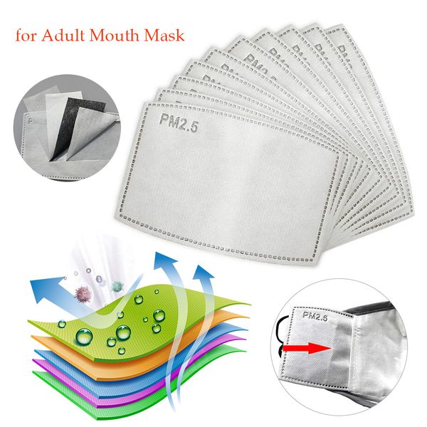 

10 шт safty pm2. 5 дышащая маска для лица фильтровальная бумага anti haze anti dust mask фильтровальный слой бумаги взрослый матч с маской