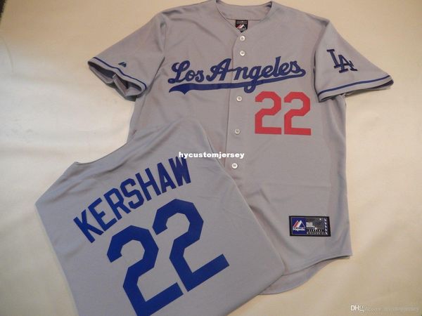 

custom majestic mens los angeles clayton kershaw baseball jersey gray mens stitched jerseys big and tall size xs-6xl for sale, Black;blue