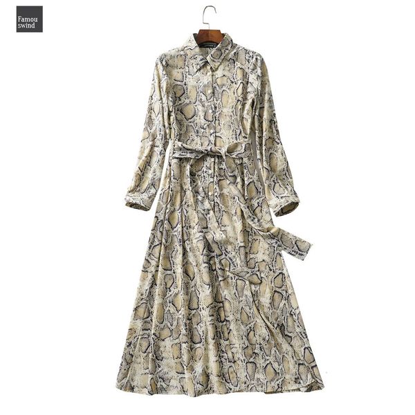 

леопардовый голеностопного длина платья vintage tie орденские ленты с длинным рукавом животных шаблон leopard robe maxi dress casual vestido, Black;gray