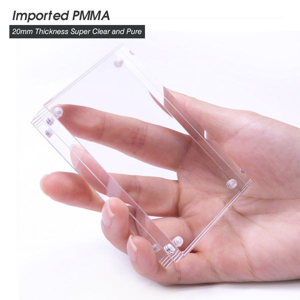 

100*70mm double sided acrylic menu sign p table holders picture frame upright table desk poster display stand