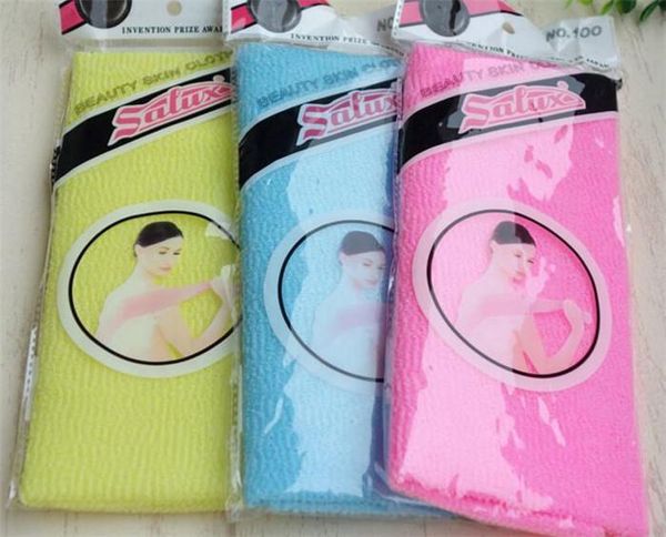 300 Stück Salux Beauty Skin Cloth Peeling-Waschlappen japanisches Körperwaschtuch