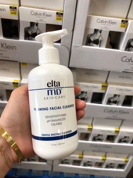 

elta md foaming facial cleanser skincare senstivity-ph-balanced oil facial cleanser foam cleanser moisture 207ml ing