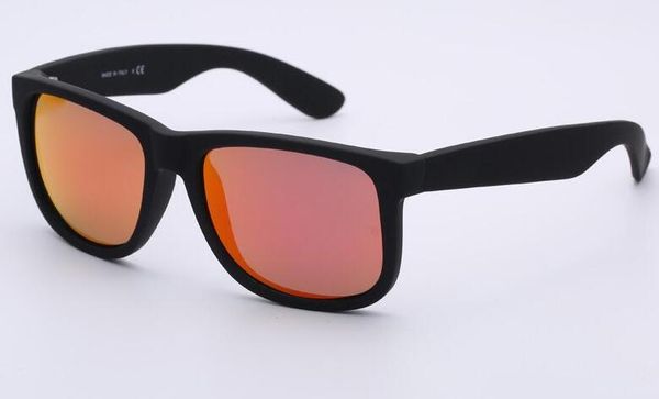 

2019 black frame orange lense fashion model for men women polarized uv400 lenses with boxes packages accessories, White;black