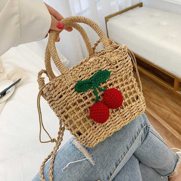 

плетение ведро сумка мини crossbody сумка шнурок сумки отдых досуг пляж соломенные сумки мини сумки на ремне