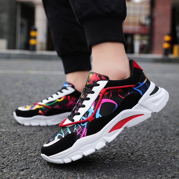 

2020 fashion men casual shoes sport ace 2 sneakers gg platform nyfw trainers men women outdoor trainers, Black