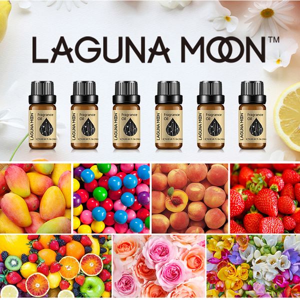 

lagunamoon fresh linen fragrance oil 10ml oil flower fruit essential oil rosemary passion fruit pineapple gitrus orange blossom
