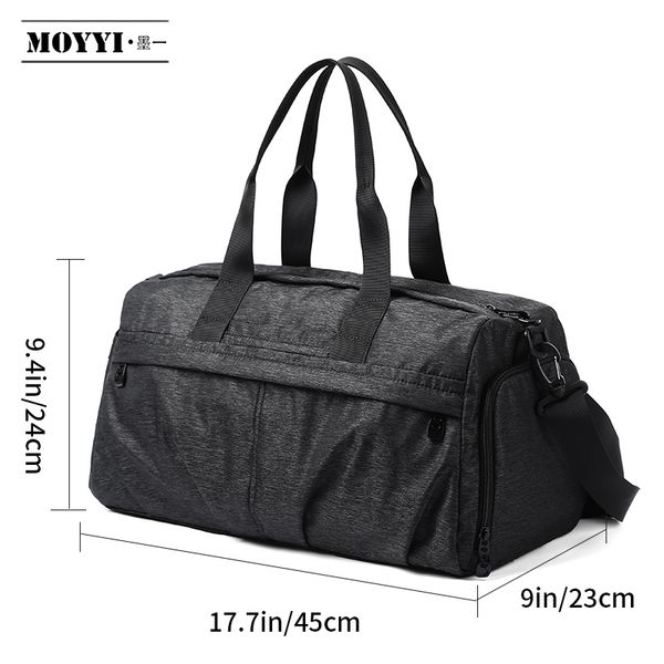 

custom waterproof duffle folding sports gym duffle travel bag nylon carry storage duffle bag shoes compartment