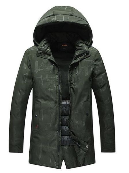 

зимняя мужского dark fringe print designer куртка мода щитового zipper съемного воротник хлопок верхняя одежда мужская одежда, Black;brown