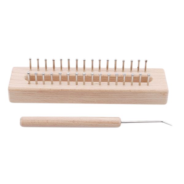 

новых поступления деревянной доска вязание ткацкого инструмент легко плетения для ручных ремесел рукоделия kniting швейных инструментов, Black