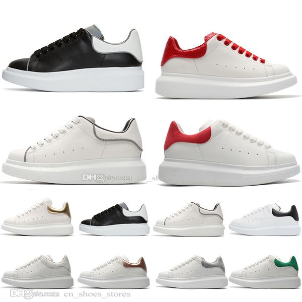 

2019 platform ace classic brand casual shoes chaussures mens womens sneakers velvet heelback soles designers star mcqueens dress shoes, Black