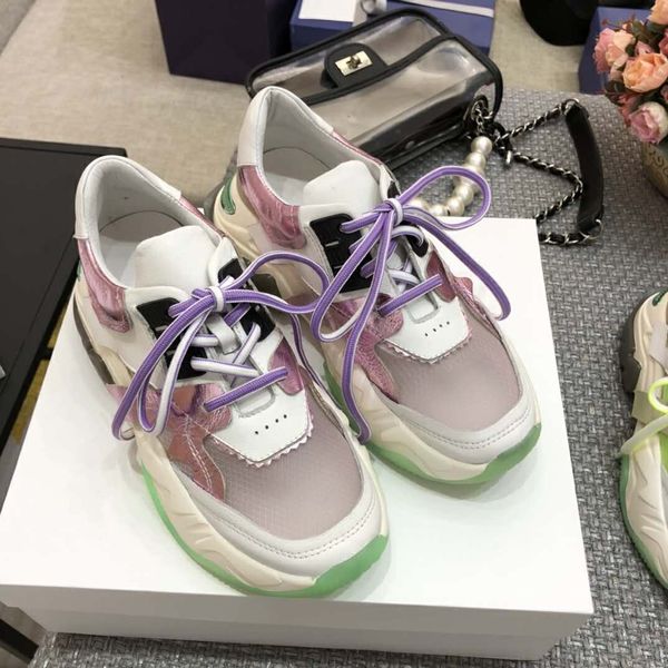 

this year's est daisy dad shoes come with outsole and reflective fabric breathable single mesh design3, Black