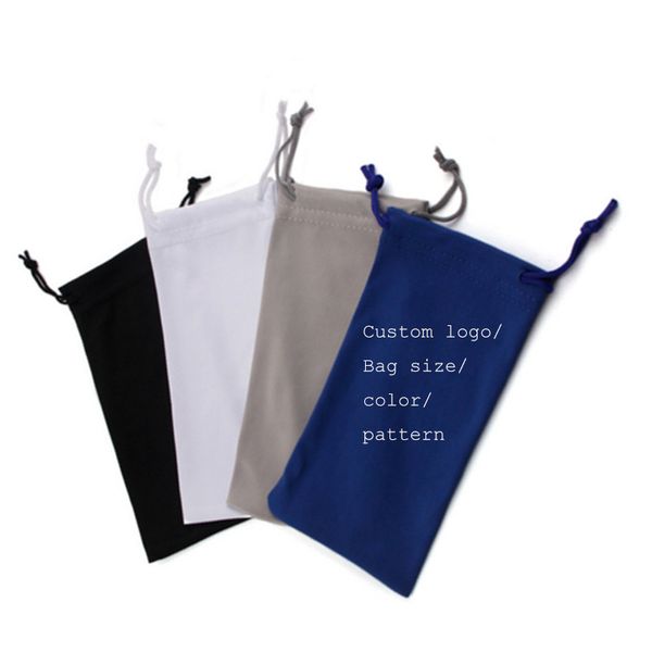 

sunglasses bag case custom logo solid color beam microfiber glasses bag custom jj19883