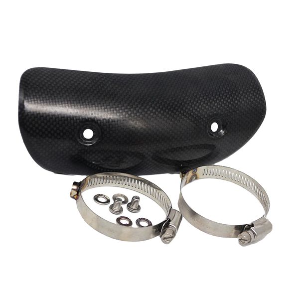 

motorcycle exhaust muffler middle pipe protector heat shield cover 200mm