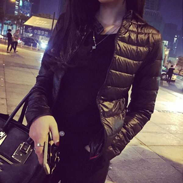 

women designer jackets coat women winter 2019 spring women jacket short down outwear female winter coat cotton padded jacket winter down, Black;brown