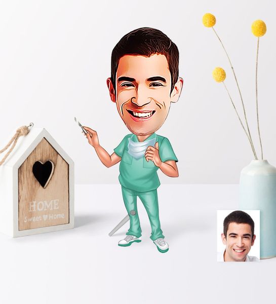 

personalized mr cerrah cartoon wooden trinket-1 pet supplies home garden