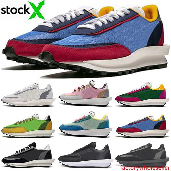 

2020 sacai ldv waffle mens running shoes women chaussures triple black white pine green gusto varsity blue air trainer sports sneakers 36-45