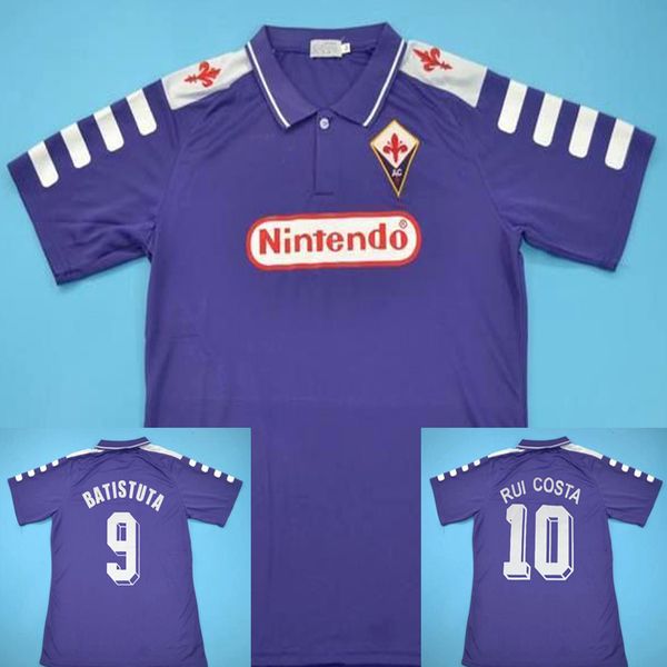 

1998 fiorentina occer jer ey bati tuta rui co ta vintage 98 fiorentina bati tuta rui co ta football hirt cami a de futebol maillot