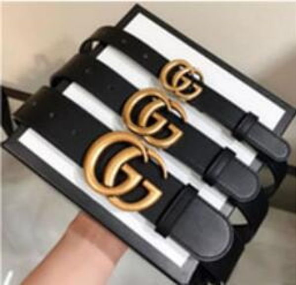 

classical brass belt luxury designer pearl buckle belts for men gucci woman girdle jeans waist belt with box, Blue;gray