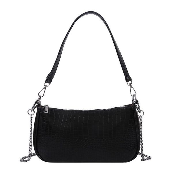 

lady shoulder bag crocodile pattern temperament women messenger bag texture fashion young female handbag small daily bags