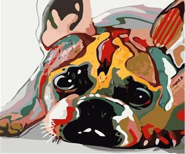 

ара тропических птиц - краски по номерам наборы для взрослых diy животные искусства картина раскраска по номерам высокое качество холст совр