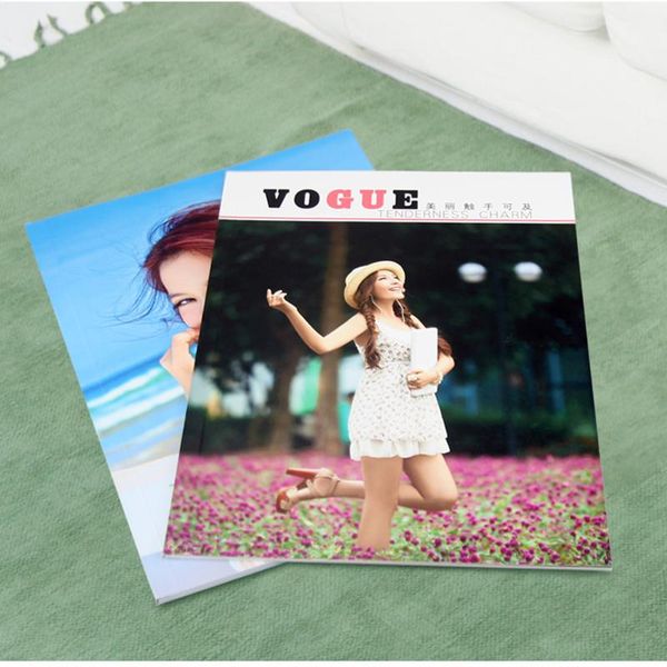 

custom print 12 inch vertical full color p /magazine /catalog ,family party travel p 20/32/40 pages