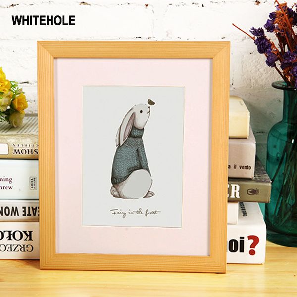 

wood p frame classic minimalist deskpicture frame for hung on the wall 9x13 10x15 13x18cm pleixglass inside home decor