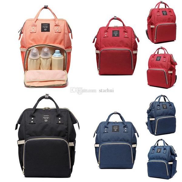 

new mommy backpack nappies bags fashion maternity multifunction diaper backpacks large volume outdoor travel storage bags 8 color wx-b30