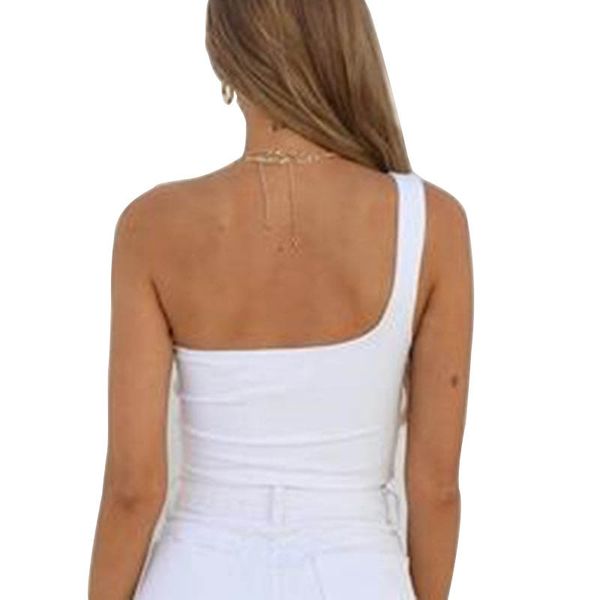 

women tube vest single straps wire-slim fit breathable for summer sma66, White