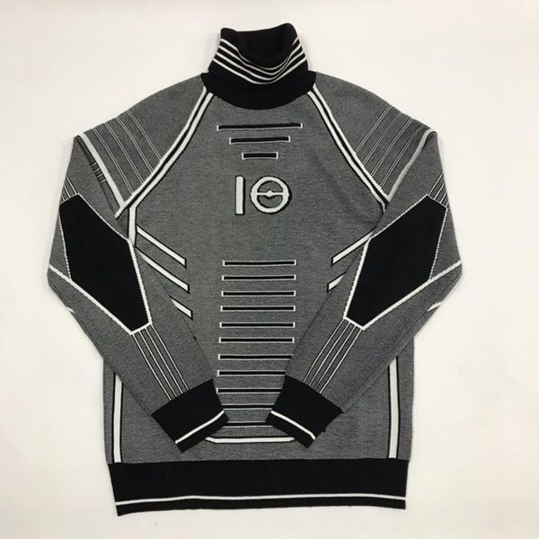 

trend black и white line украшение толстовки моды чувство науки и техники с длинным рукавом трикотажная санитарные толстовки hfhlwy015