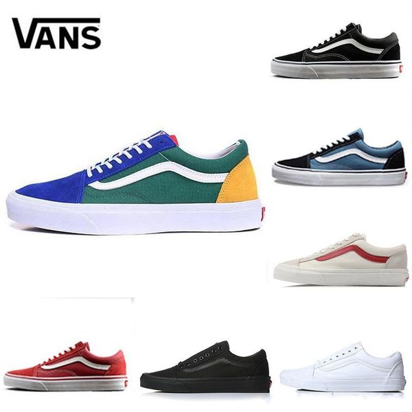 

Дешевые Марка Vans старый skool страх перед богом мужчины женщины холст кроссовки кла