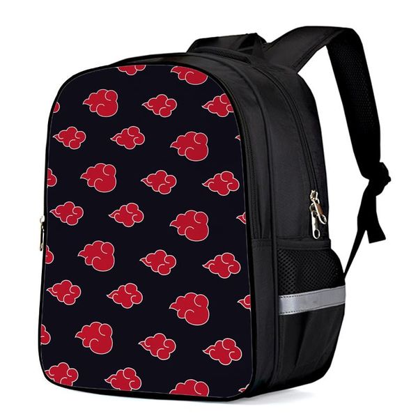 

красный благоприятный облако черный фон рюкзак дети школьные сумки мужчины женщины путешествия рюкзаки для девочек-подростков мальчиков