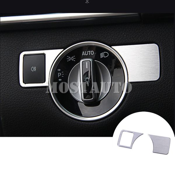 

for e class coupe w207 c207 inner headlight switch button cover 2009-2016 2pcs