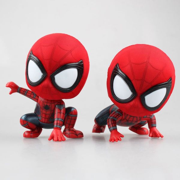 

superhero spider-man kids pvc action figure toys avengers spiderman atlas car model decoration doll children gift toy dhl