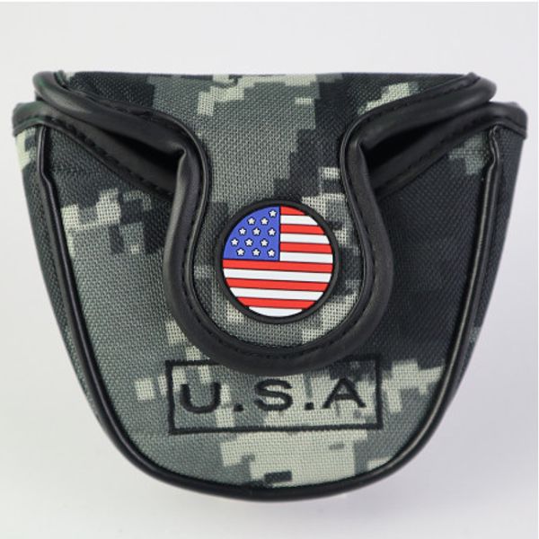 

golf putter cover usa american national flag golf mallet putter head cover protector