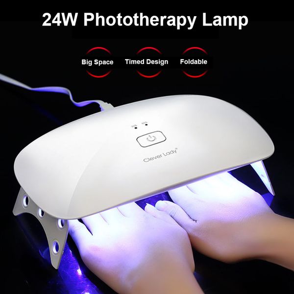 

nail dryers uv led lamp 24w usb charging dryer light for gel nails fast curing polish tools