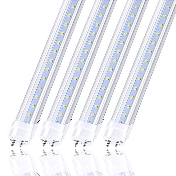 US STOCK 18W 20W 22w LED Tubi G13 4ft 4 Foot T8 1200mm 2400lm luce tubo Lampada AC85-265V SMD2835 Luci a led Super Bright sostituzione lampadina fluorescente per negozio garage