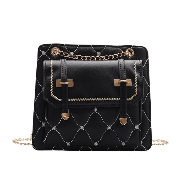 

handbags skillful manufacture fashion lattice crossbody bag women pu leather elegant shoulder satchel handbags