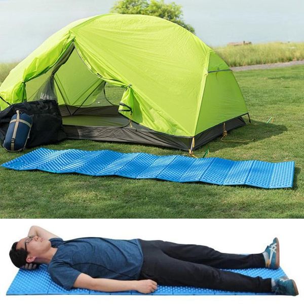 

outdoor pads 183cmx57cm camping mat hiking seat folding moistureproof pad ultralight foam thicken beach picnic sleeping cushion