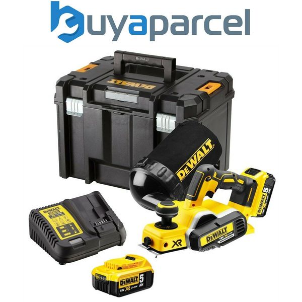 

Dewalt dcp580p2 18v xr cordle bru hle planer 2 x 5 0ah batt charger t tak