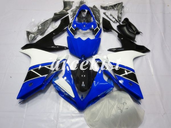 

motorcycle new abs injection mold full fairings kit fit for yamaha yzf-r1 2007 2008 07 08 bodywork set blue black