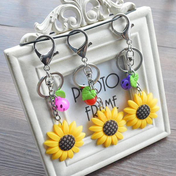 

pvc sunflower keyring wedding bridal showers gifts souvenirs birthday party favors