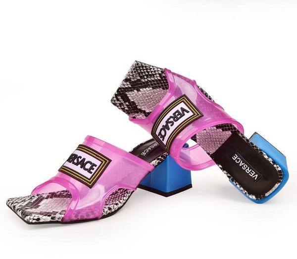 

Luxury de igner women high heel andal 2019 fa hion luxury de igner women hoe flower printed lipper with flip flop andal ize 35 42