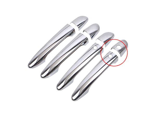 

car styling 8pcs abs chromed exterior door handle cover trim with smart key hole for mazda cx-9 cx9 2016 2017 2018