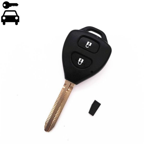 

fob 2 buttons car remote key 315mhz with g chip for hilux fortuner 4runner corolla rav4 smart remote key