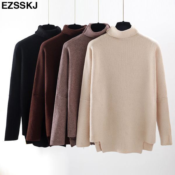 

2018 oversize women sweater pullover basic batwing sleeve casual jumper long sleeve autumn winter loose thick sweaters 2018, White;black
