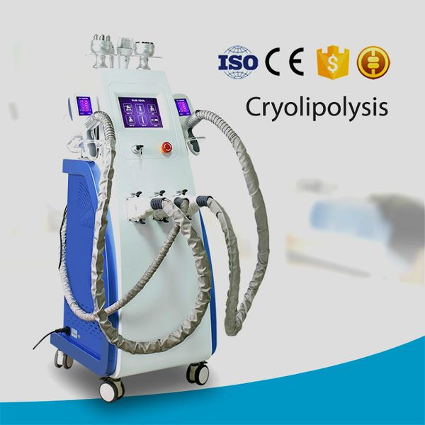 

new cryolipolysis fat e slimming machine cryotherapy radio frequency cellulite reduction equipment with 360° cryo handles