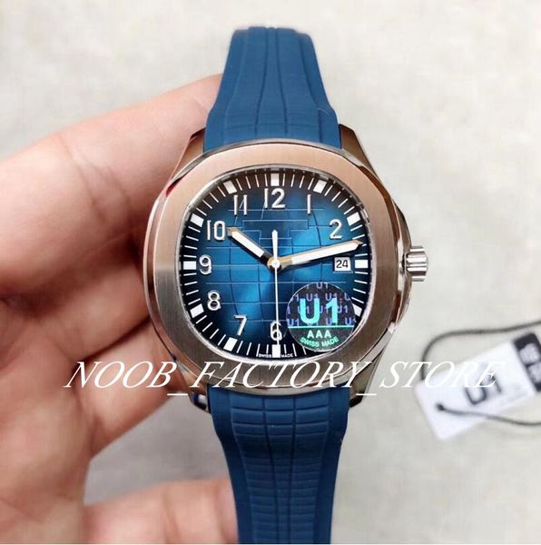 

9 color dial u1 factory mens cal.324 automatic movement 40mm watch nautilus classic 5711/1a 5168g 001 watches transparent back wristwatches, Slivery;brown