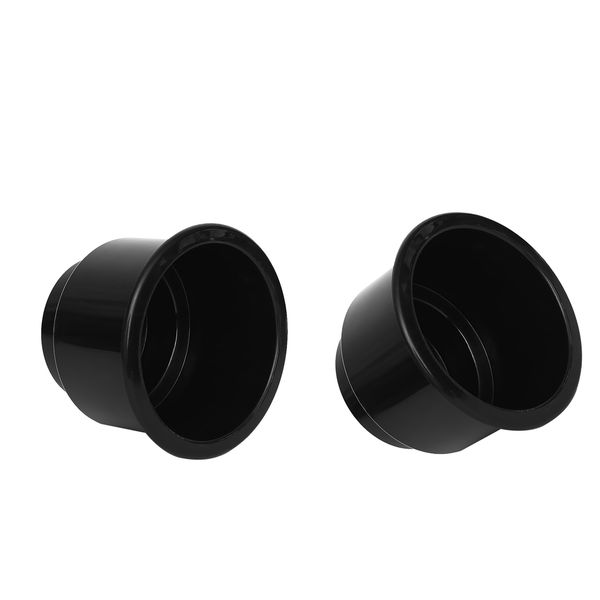 

2x new black cup drink installing marine boat car truck pontoon