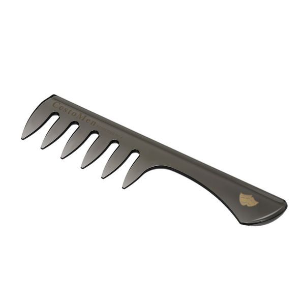 Wide Teeth Hair Comb Male Plastic Classic Oil Slick Styling Hair